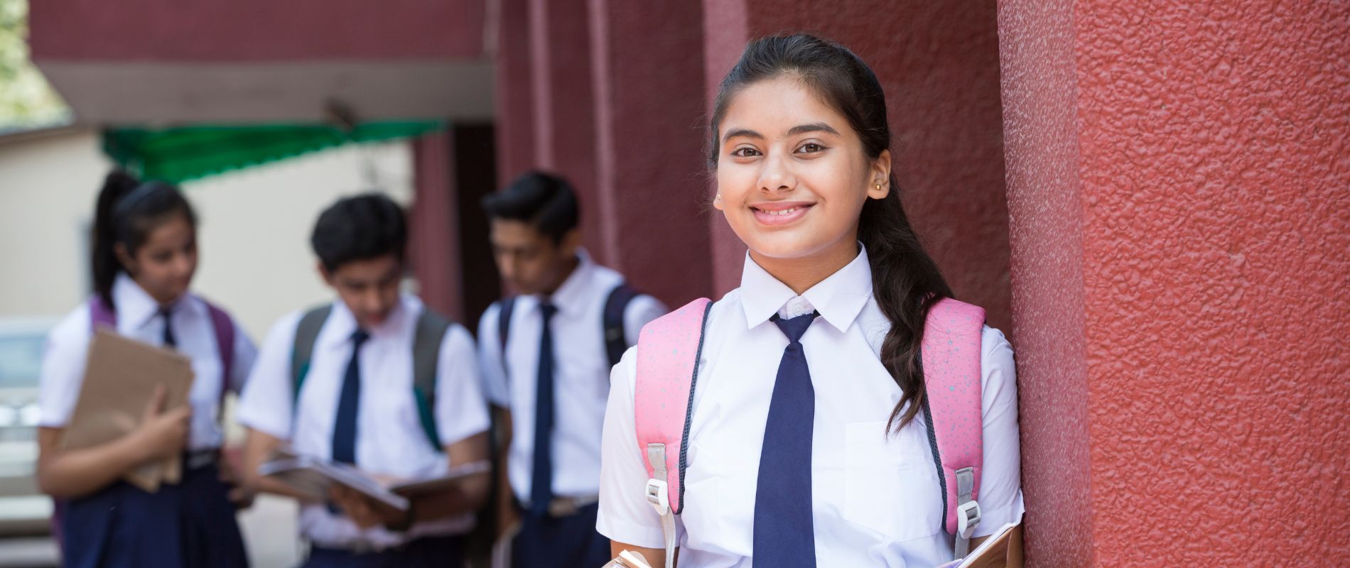 Girl student supported by Foundation scholarship